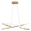 NEO Gleam Gold Chrome Plated Modern Led pendant lights for dining room kitchen room bar shop ceiling lamp 90-260V Free Shipping