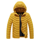 CHAIFENKO Winter Warm Casual Jacket Parkas Men Autumn Fashion Streetwear Men Parkas Windproof Thick Hooded Slim Solid Coat Men