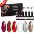 Gelfavor Gel Nail Polish Manicure Set Semipermanent Nail Polish UV Varnish Hybrid Soak-off Gel Kits For Extension Nail Art