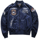 Hip hop Jacket Men High quality Thick Army Navy White Military motorcycle Ma-1 aviator Pilot Men Baseball Bomber Jacket Men