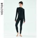VECTOR Women Ultra Soft Winter Quick Dry Base Layering Set Microfiber Fleece Thermal Underwear Long Johns Set Clothes Plus Pants