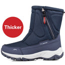 Men Snow Boots New Winter Shoes For Men Snow Boots Waterproof Non-slip Casual Shoes Thick Fur Winter Boots women Comfort Shoes