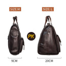 Men Leather Black Briefcase Business Handbag Messenger Bags Male Vintage Shoulder Bag Men&
