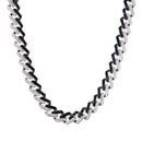 Hip Hop Iced Out Miami Zircon 15MM Bling Cuban Full Pave Rhinestone Men&
