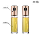 Kitchen Baking Oil Spray Vinegar Bottle Stainless Steel Nozzle Glass Oil Bottle BBQ Water Gravy Boats Grill Sprayer Cooking Tool