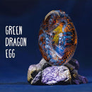 Halloween Decoration Dinosaur Egg Statue Lava Dragon Egg Ornamental Collection Resin Crystal Minerale Gemstone Reiki Home Decor