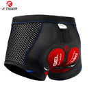 X-Tiger Cycling Shorts Upgrade 5D Gel Pad Cycling Underwear Pro Shockproof Cycling Underpant Bicycle Shorts Bike Underwear