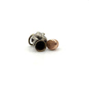 Outdoors Emergency Survival EDC White Brass Frog Copper Bullet Shape Bottle Pill Box Waterproof Capsule Seal Portable Keychain