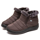 TIMETANG Women's ankle boots fur boots warm snow boots winter shoes for women waterproof padded boots winter boots womenfootwear