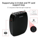 SHIDU S258 10W便携式扩音器 有线麦克风音箱 教师专用扩音机 自然立体声