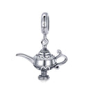 BISAER 925 Sterling Silver High Heels Shoes&Lipstick Charms Beads Wine Glass Pendant Fit Elegant Women DIY Bracelet Fine Jewelry