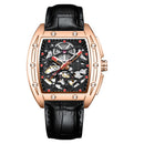 2020 new AILANG automatic mechanical men military luxury brand-name business hollowed out waterproof gents watches Rubber strap