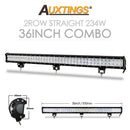 Auxtings 12'' 22'' 20inch 12V 24V offroad led light bar Spot Flood Combo 20'' 126W led Work Light for Jeep Car 4WD Truck SUV ATV