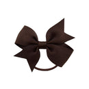 20pcs/lot Grosgrain Ribbon Hair Bands Ponytail Holder Rubber Band For Baby Girls Handmade Hair Rope Scrunchie  Hair Accessories