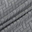 Wing back Chair Cover Jacquard Spandex Stretch Slipcovers for office Chairs Stylish 2 Piece Set With Elastic Band