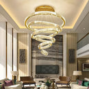 The Cascade | Luxury LED Crystal Chandelier for Staircase and Grand Foyer