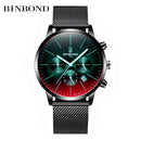 2020 New Top Luxury Fashion Brand  Watch Men Color Bright Glass Chronograph Men&