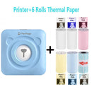 Peripage A6 304dpi Mini Pocket Printer Bluetooth Thermal Photo PrinterRed Brown Yellow for Mobile Phone Android IOS Gift