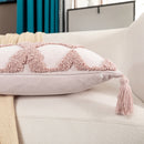 Boho Style cushion cover Pink Yellow Blue Beige Tassels pillow cover Handmade  for Home decoration Sofa Bed 45x45cm/30x50cm