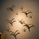 American Luxury Pure Copper Creative Bird Seagull pigeon Hanging Wall Decoration Retro Industrial Ornament Living Room Sea Gull