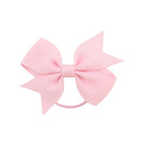 20pcs/lot Grosgrain Ribbon Hair Bands Ponytail Holder Rubber Band For Baby Girls Handmade Hair Rope Scrunchie  Hair Accessories