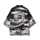 Bebovizi Japanese Style Crane Koi Kimono Tokyo Streetwear Haori Men Women Cardigan Japan Girl Robe Chinese Dragon Anime Clothes