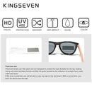 KINGSEVEN 专利设计 非洲红木太阳镜 复古一体式偏光男士天然木质眼镜配件 N5510