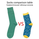 Men's Socks Cotton Breathable and Sweatproof Multicolor Four Seasons High Quality Black Dress Men's Crew Socks