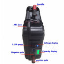 防水充电式12V 60Ah 80Ah 120Ah 150ah 180ah 200ah锂离子电池，适用于拖曳马达船用螺旋桨+10A充电器