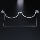 Stonefans Fashion Butterfly Chest Bracket Bra Chain Harness for Women Sexy Bikini Rhinestone Chest Chain Necklace Body Jewelry