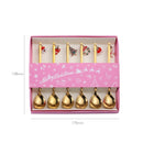 Wholesale Christmas Coffee Spoon &amp; Fork Sets Coffee Stirring Spoon Creative Dessert Tea Spoon Shovel Christmas Gift Box