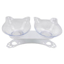 Cat Double Bowl Cat Bowl Dog Bowl  Non-slip Food Bowl With Raised Stand Cat Feeding & Watering Supplies Dog Feeder Pet Supplies