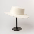 Women 100% Wool Felt Hats White Wide Brim Fedoras for Wedding Party Church Hats Pork Pie Fedora Hat Floppy Derby Triby Hats Base
