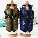 Winter Dog Clothes Waterproof Pet Warm Padded Vest Zipper Jacket Coat For Small Medium Large Dogs Pug Chihuahua Ropa Para Perros