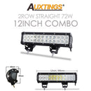 Auxtings 12'' 22'' 20inch 12V 24V offroad led light bar Spot Flood Combo 20'' 126W led Work Light for Jeep Car 4WD Truck SUV ATV