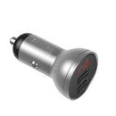 Baseus Dual USB Car Charger 24W Fast Car Charging LED Auto Charge Adapter For iPhone Xiaomi USB Car-Charger Mobile Phone Charger