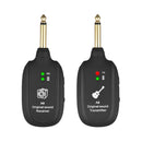UHF Guitar Wireless System Transmitter Receiver Built-in Rechargeable Lithium Battery Max. 50M Transmission Range for Guitar