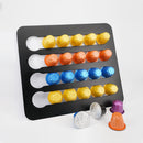 Metal Coffee Pods Holder Aluminum Mirro-Plating Stand Coffee Capsule Storage Rack Nespresso Coffee Capsulas Stand For Nespresso