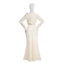 YOYOCOS Lady Dimitrescu Cosplay Costume Chatelain Alcina Biohazard Comtesse Sexy Cosplay Halloween Party Lady Vampire Necklace