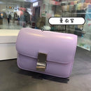 Classic Crossbody Bag Genuine Leather Box Tofu Shoulder Bag for Women 2021 Adjustable Luxury Design Flap Crossbody Bag with Lock