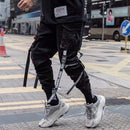 Prowow 2021街头男士炫酷多袋宽松男士嘻哈新款慢跑裤长裤男士休闲时尚裤