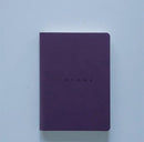 MINKYS 2021 Soft PU Leather 136 Sheets A5 Blank Journal Notebook Diary Planner Agenda Sketchbook Kawaii School Stationery