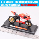 Maisto 1:18 杜卡迪Panigale V4 S GP Corse 摩托车模型压铸件与玩具车 X Diavel 1098s 848 EVO GP18 赛车