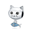 BISAER 925 Sterling Silver High Heels Shoes&Lipstick Charms Beads Wine Glass Pendant Fit Elegant Women DIY Bracelet Fine Jewelry