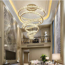 The Cascade | Luxury LED Crystal Chandelier for Staircase and Grand Foyer