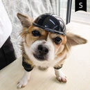 趣味宠物帽狗狗头盔摩托车ABS帽，适用于中小型犬猫法斗，夏季配饰生日派对服装