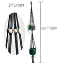 Handmade macrame plant hanger pot holder pot tray/pot hanger pot tray for wall decoration countyard /garden pot tray for plant
