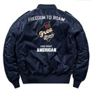Hip hop Jacket Men High quality Thick Army Navy White Military motorcycle Ma-1 aviator Pilot Men Baseball Bomber Jacket Men