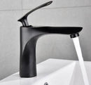 Basin Faucets White With Gold Bathroom Faucet Hot and Cold Water Basin Mixer Tap Chrome Finish Brass Toilet Sink Water Taps B581