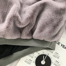 冬季时尚甜美丝绒保暖女式连帽衫原宿韩版宽松休闲羊毛法兰绒套头衫